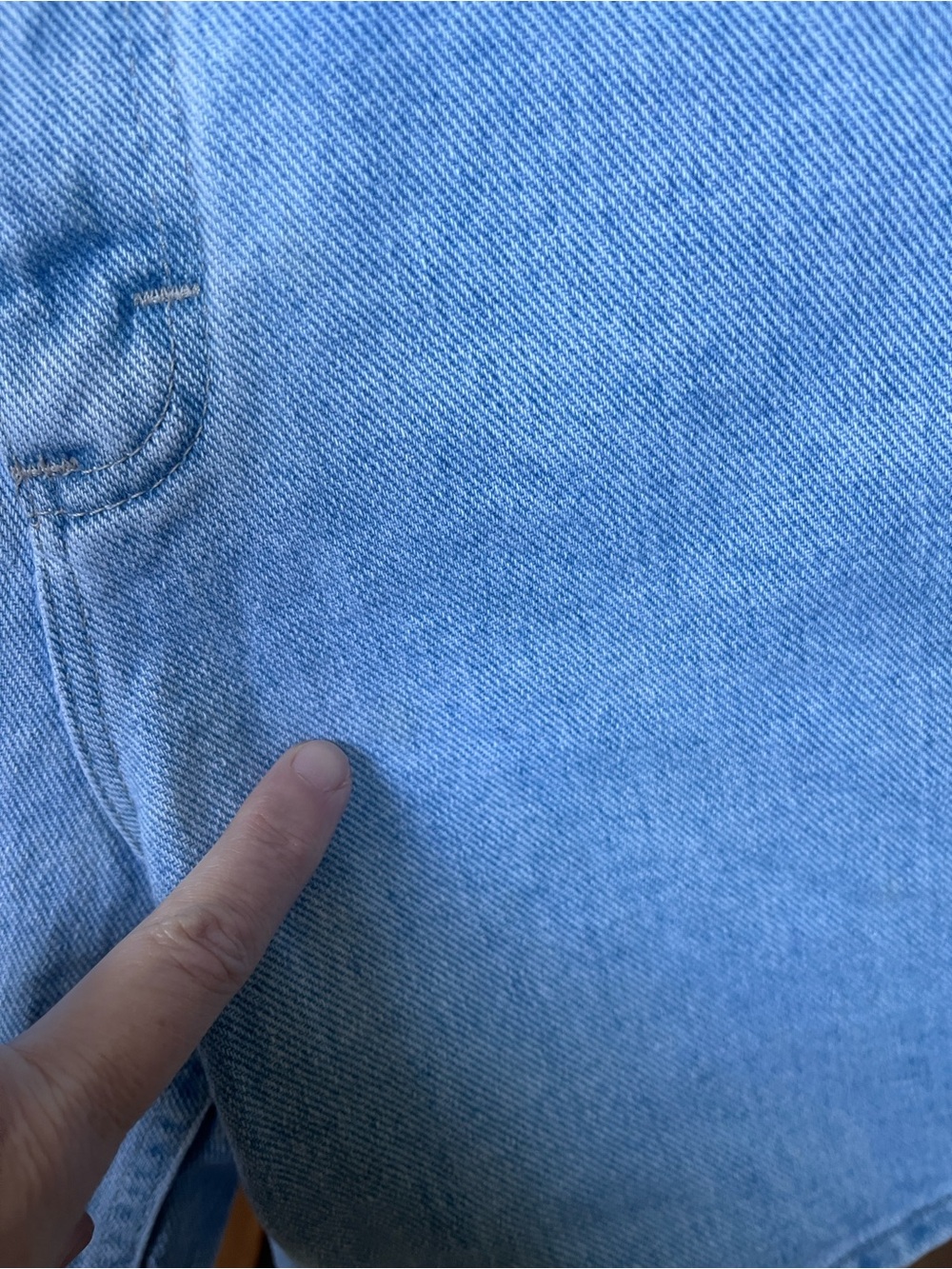 Lee Light Blue Denim Jean shorts - Picture 16 of 16